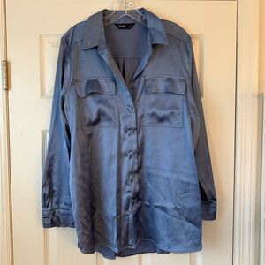 Simply Vera Vera Wang Light Blue Blouse